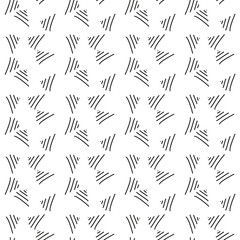 Monochrome elegant seamless pattern. Mathematical abstract seamless pattern