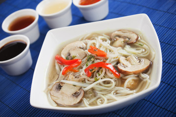 Asian noodle soup