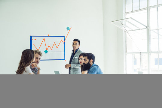 Business people in brainstorming meeting