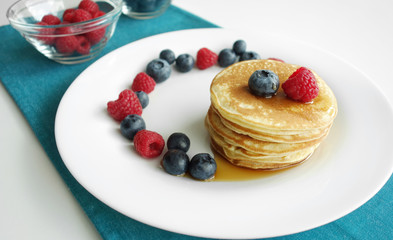 Blueberry Pancakes Breakfast