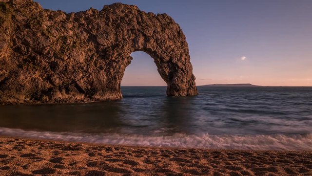Durdle Door in Dorset Time Lapse Video