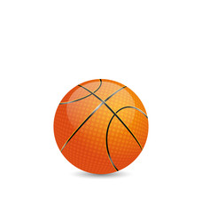 Fototapeta premium Basketball Ball Isolated on White Background