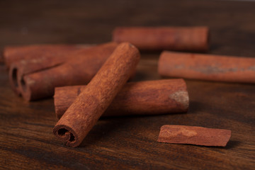 Close on Cinnamon stick