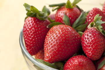 raw strawberries