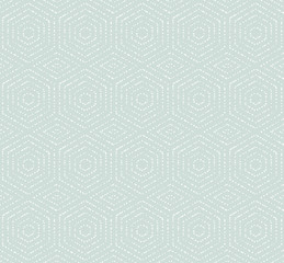 Geometric repeating ornament with diagonal dotted lines. Seamless abstract modern pattern