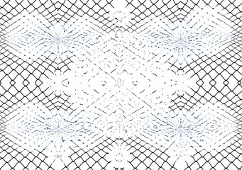 Balustrade steel pattern abstract background