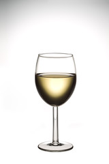 glass with wine