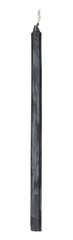 black candle isolate on white