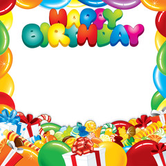 Happy Birthday Card Design