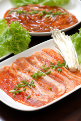 Bacon sliced Korean BBQ