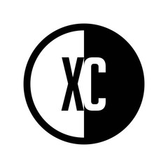 INITIAL CIRCLE HALF LOGO XC