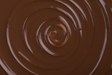 twirling chocolate