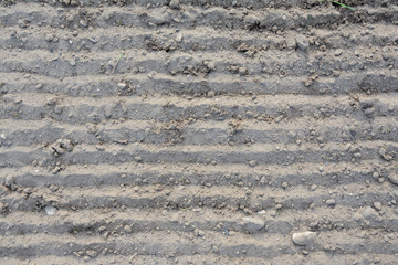 Loosened soil texture