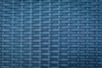 blue pattern background /handcraft weave texture 