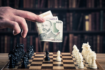 チェスのイメージ お金 不正