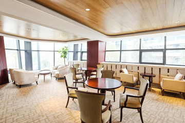 coffee bar in modern gym