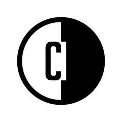 INITIAL CIRCLE HALF LOGO CI