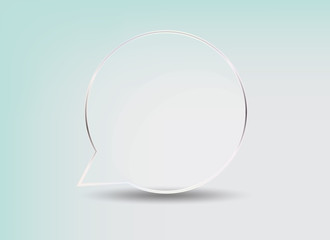 Transparent banner vector design | Graphic design | Web banner | Bubble talk