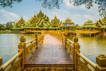 Foto op Plexiglas Pavillion of the Enlightened, Ancient City, Samutprakarn,Thailand. © petcharapj