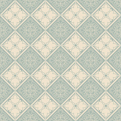 Elegant antique background 357_square check cross round flower frame