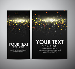 Naklejka premium Abstract bokeh. Graphic resources design template or roll up. 