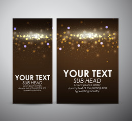 Abstract bokeh. Graphic resources design template or roll up. 