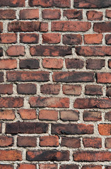 Fototapeta premium Backsteine als Hintergrund