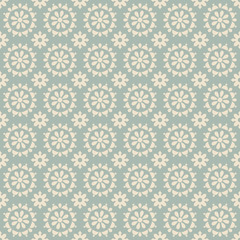 Elegant antique background 394_round cross flower