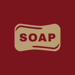 The soap icon.  Soap symbol. Flat