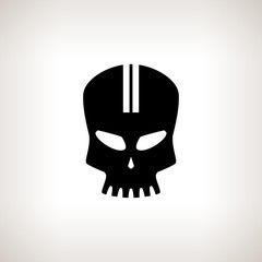 Sport Moto Speed Skull, Isolated
