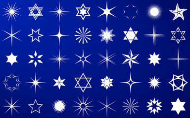 Vector stars collection