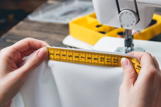 Tape Measure Used by Dressmakers and Tailors Stock Image - Image of belly,  dressmakers: 182649901