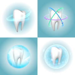 Dental care tooth design elements