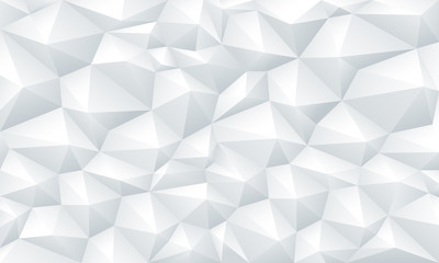 Geometric triangle white background