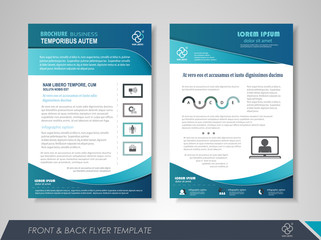 Naklejka premium Business poster template
