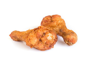 Golden  fried chicken.