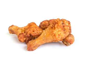 Golden  fried chicken.