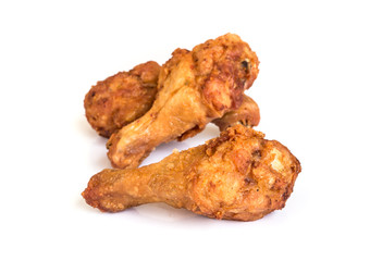 Golden  fried chicken.