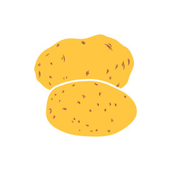 Potatoes icon, simple style