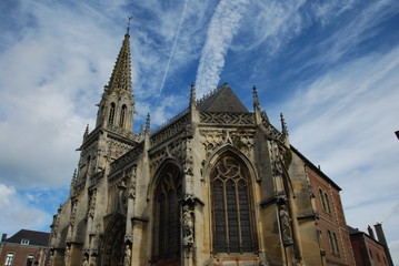 Fototapeta na wymiar Chapelle de l'Hôtel-Dieu, Montreuil-sur-Mer, Pas-de-Calais