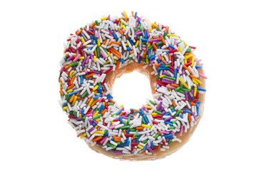 donut with candy sprinkles