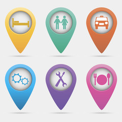 set vector map pointers