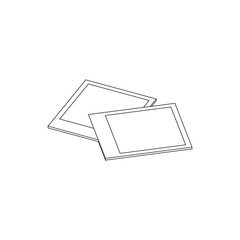 Photos icon, isometric 3d style 