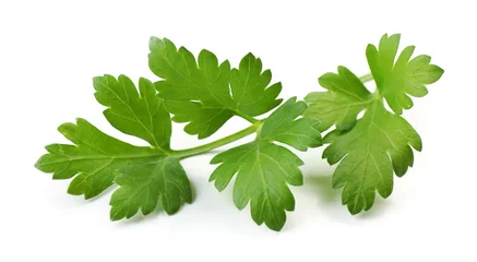 Poster Fresh parsley isolated on white © Africa Studio