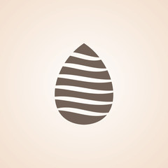 Icon Of Water Drop.
