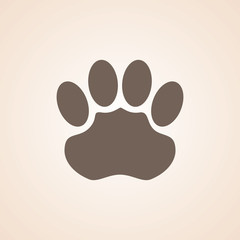 Icon Of Jaguar Footprints.