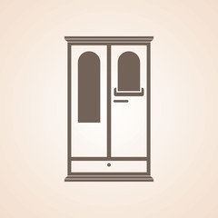 Icon Of Wardrobe or Cupboard.