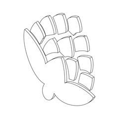 Hop icon, isometric 3d style