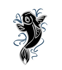 Obraz premium Eastern symbol of good luck - carp. 2