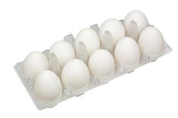 Large real white rural eggs